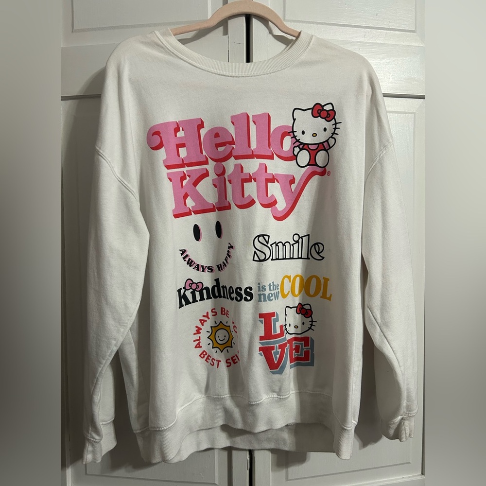 Hello Kitty White and Pink Tee